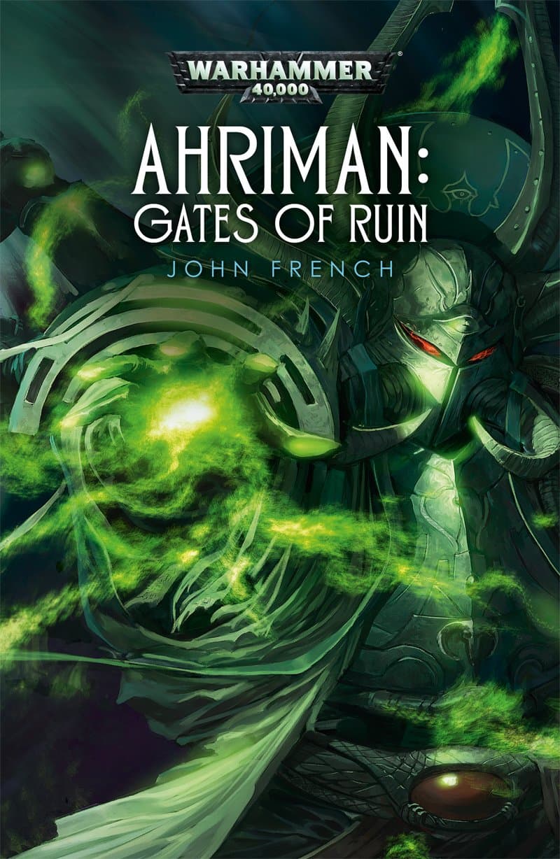 Cover of the ebook edition of 'Ahriman: Gates of Ruin': Drawn into a deadly trap, Ahriman and his followers must draw on all their power and skill if the...