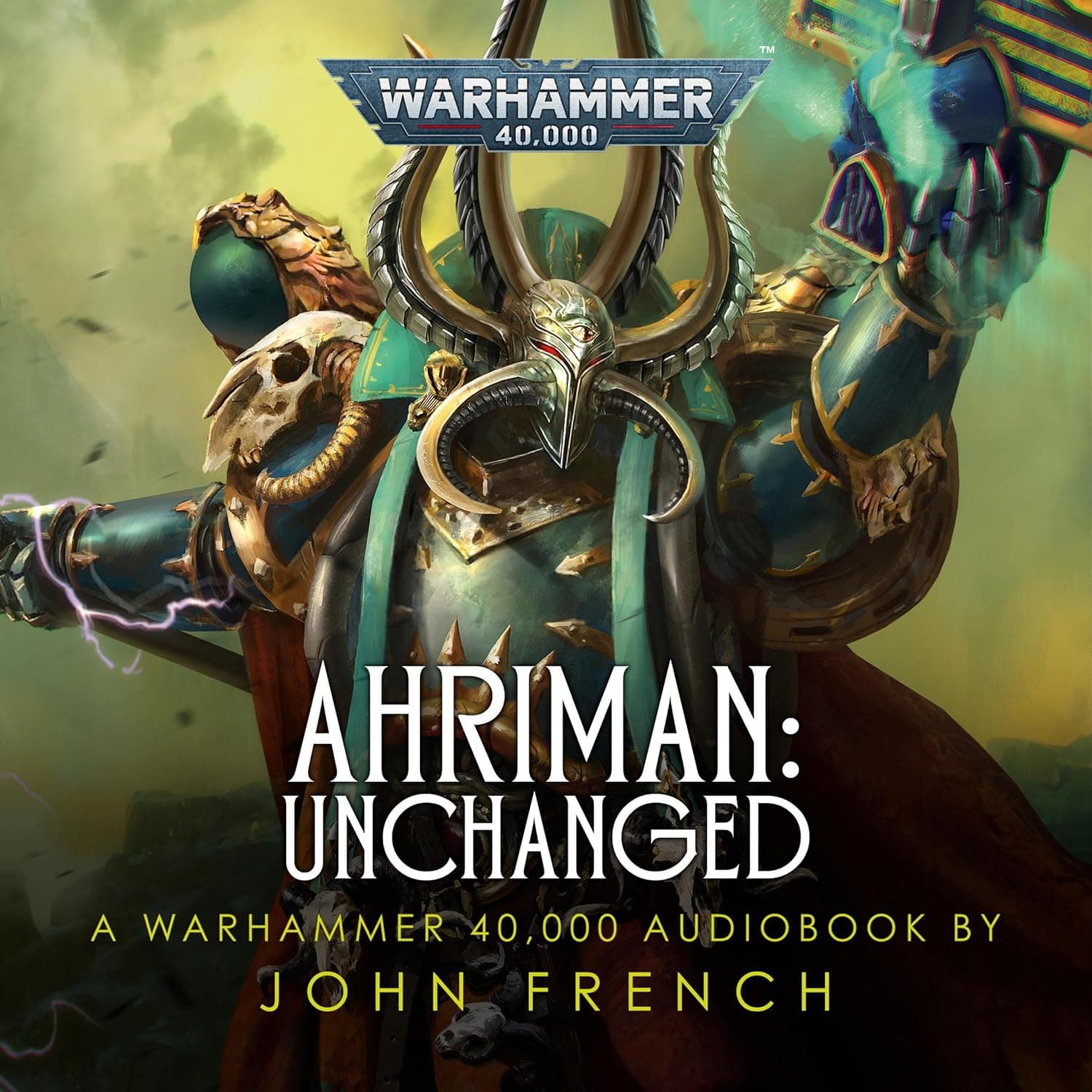 Cover of the audiobook edition of 'Ahriman: Unchanged': A Warhammer 40.000 Audiobook by John French