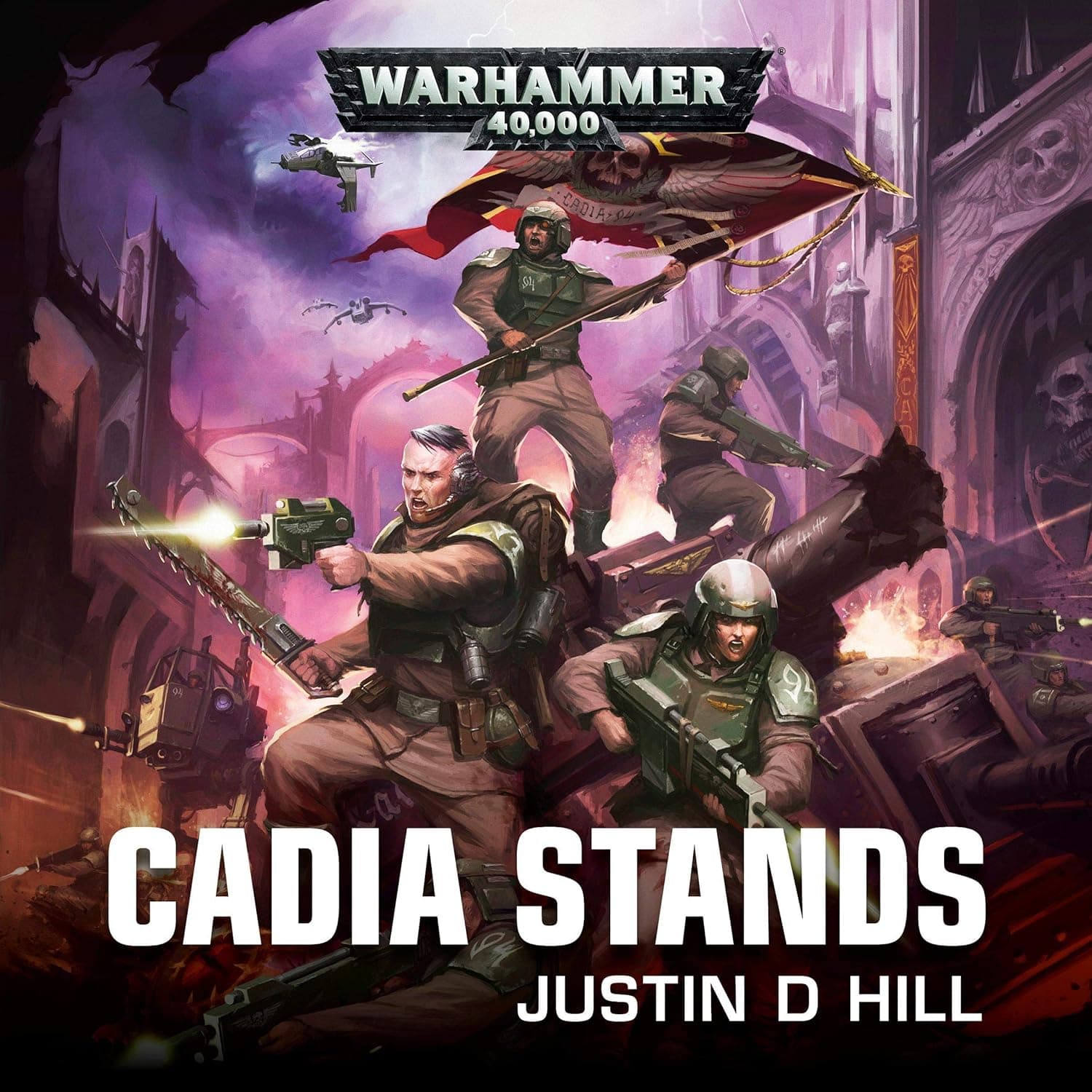 Cover of the audiobook edition of 'Cadia Stands'