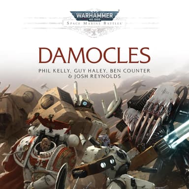 Cover of the audiobook edition of 'Damocles': Two centuries ago, the Imperium of Man and the upstart Tau Empire fought to a standstill in the D...