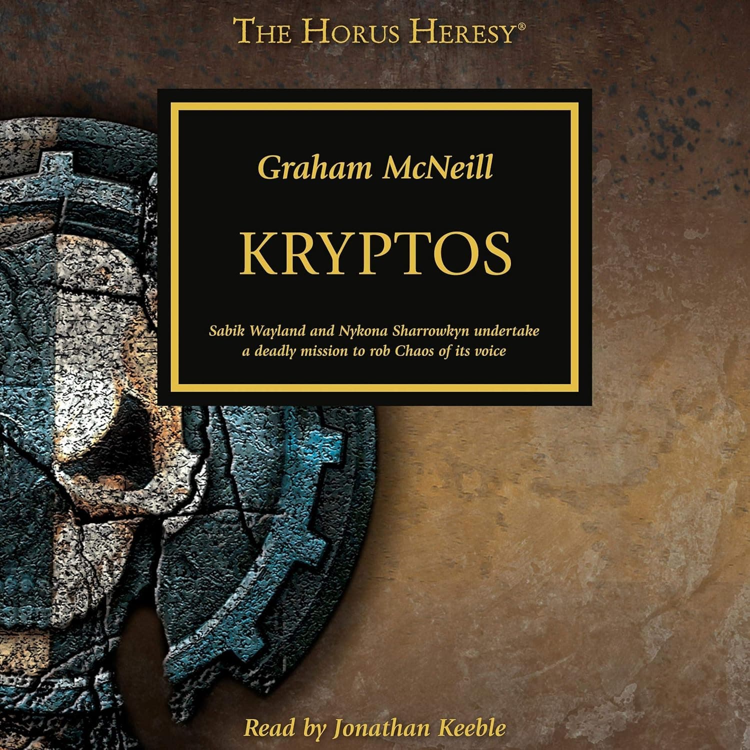 Cover of the audiobook edition of 'Kryptos': Read by Jonathan Keeble