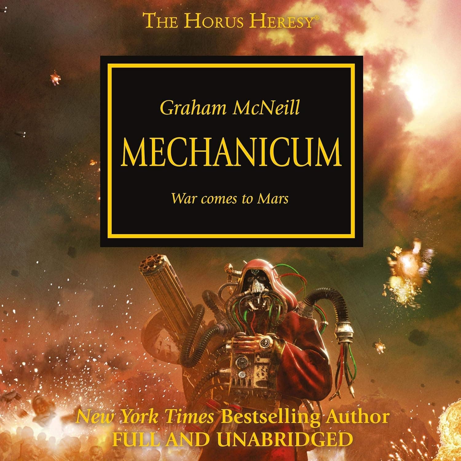Cover of the audiobook edition of 'Mechanicum': Knowledge is power