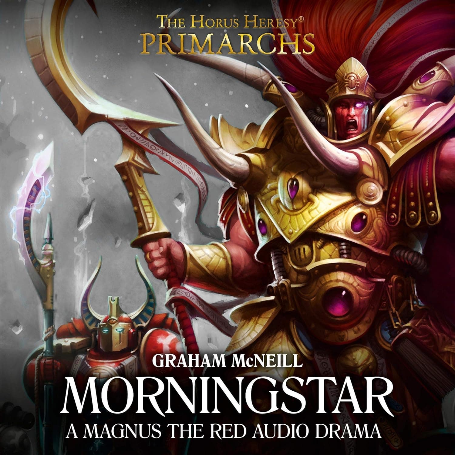 Cover of the audiobook edition of 'Morningstar': A Magnus the Red Audio Drama