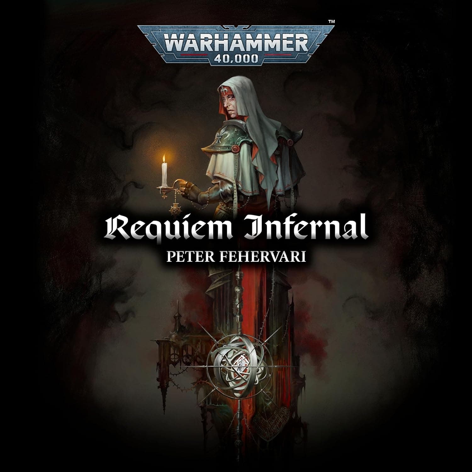 Cover of the audiobook edition of 'Requiem Infernal': An Adepta Sororitas Audiobook