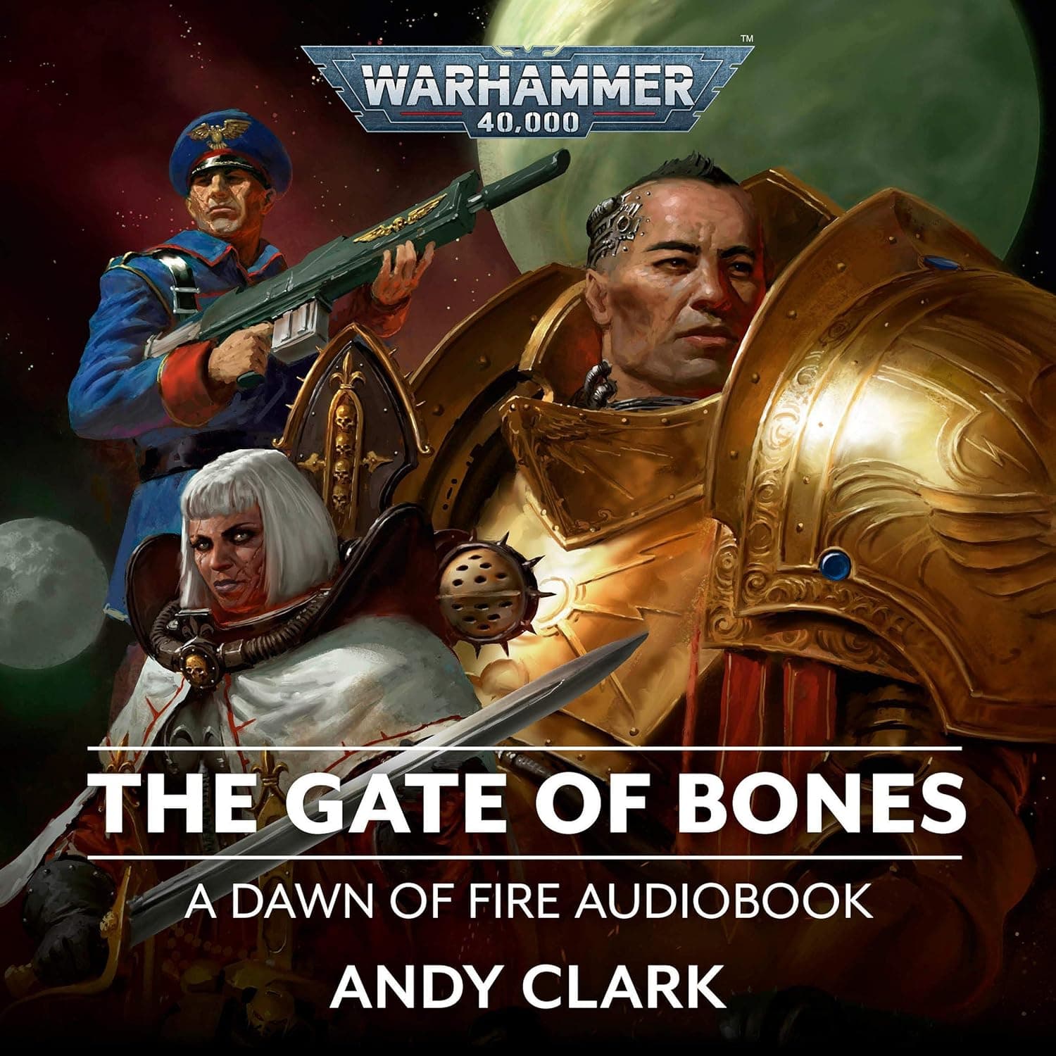 Cover of the audiobook edition of 'The Gate of Bones': A Dawn of Fire Audiobook