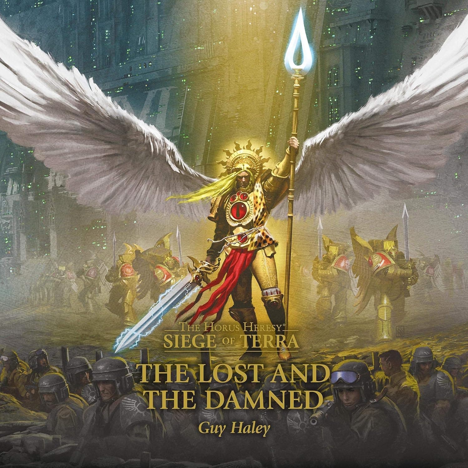 Cover of the audiobook edition of 'The Lost and the Damned'