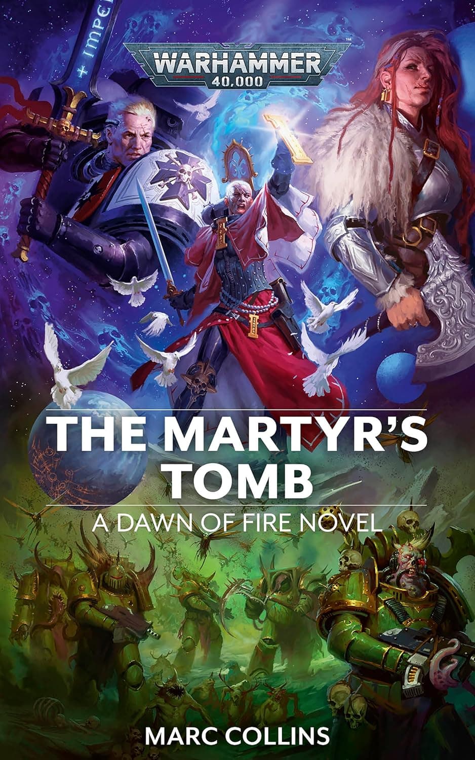 Cover of the paperback edition of 'The Martyr's Tomb': A Dawn of Fire Novel