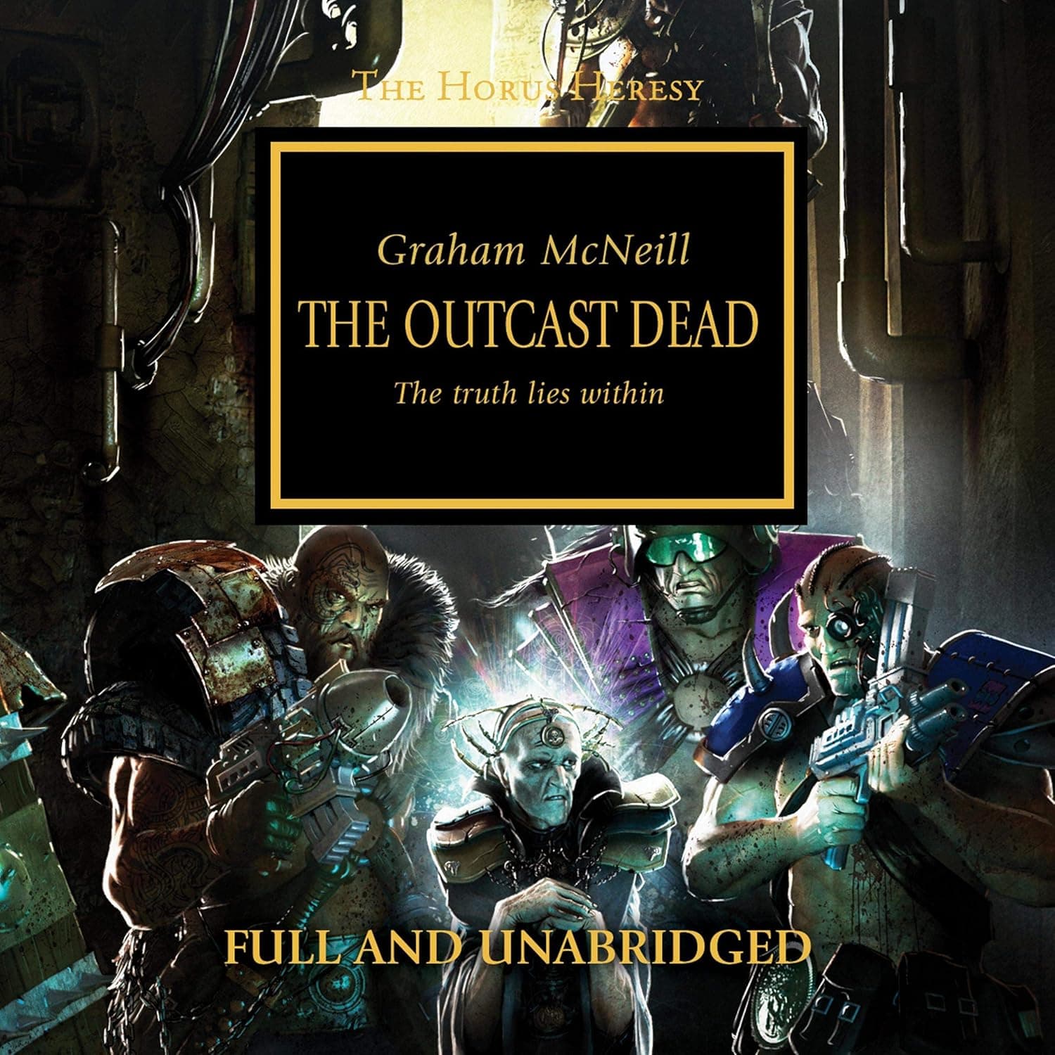 Cover of the audiobook edition of 'The Outcast Dead': The truth lies within