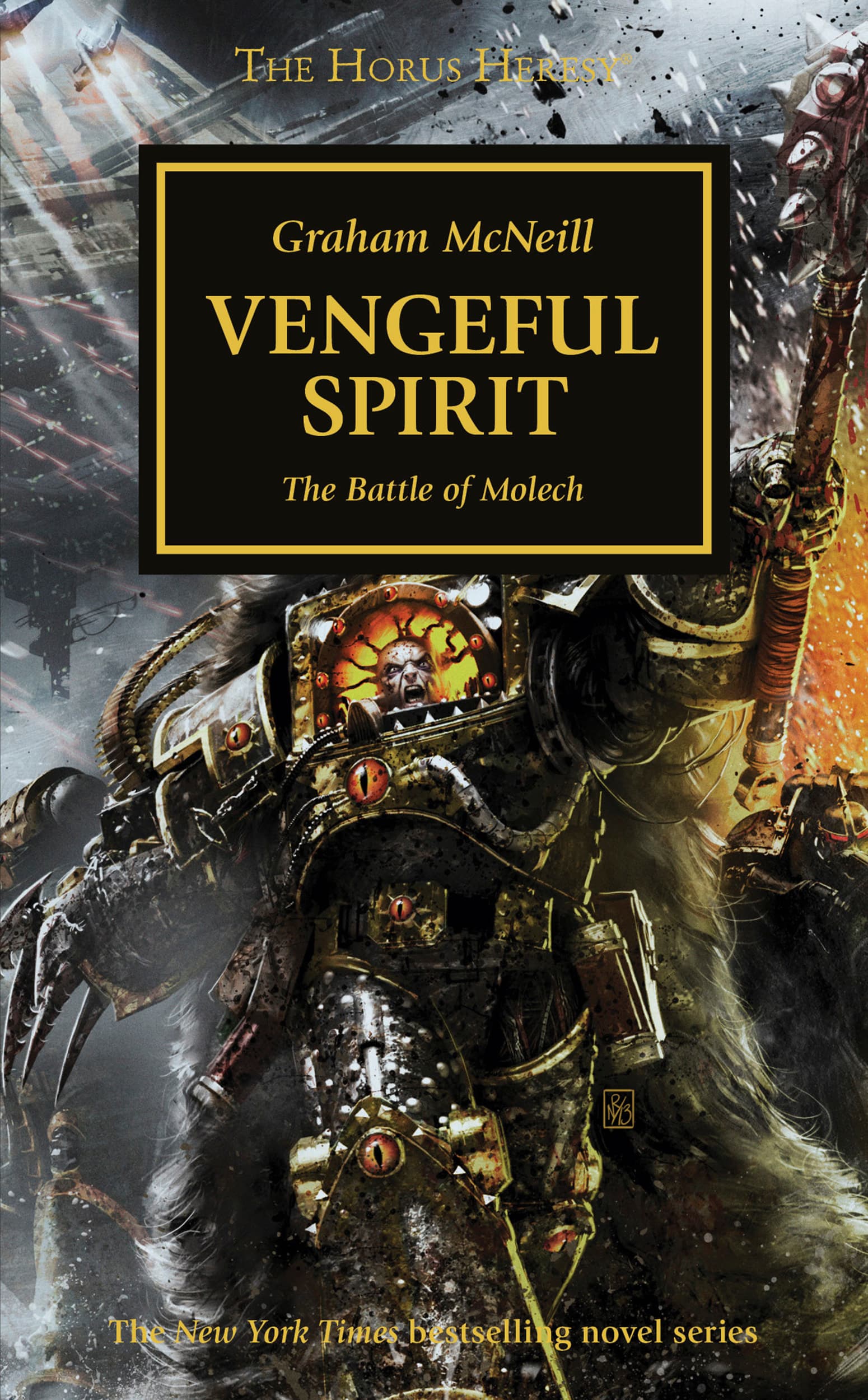 Cover of the paperback edition of 'Vengeful Spirit': The Battle of Molech