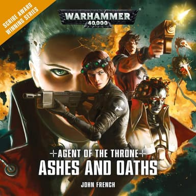 Cover of the audiobook edition of 'Agent of the Throne: Ashes and Oaths'